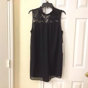 BCBG Black Romper